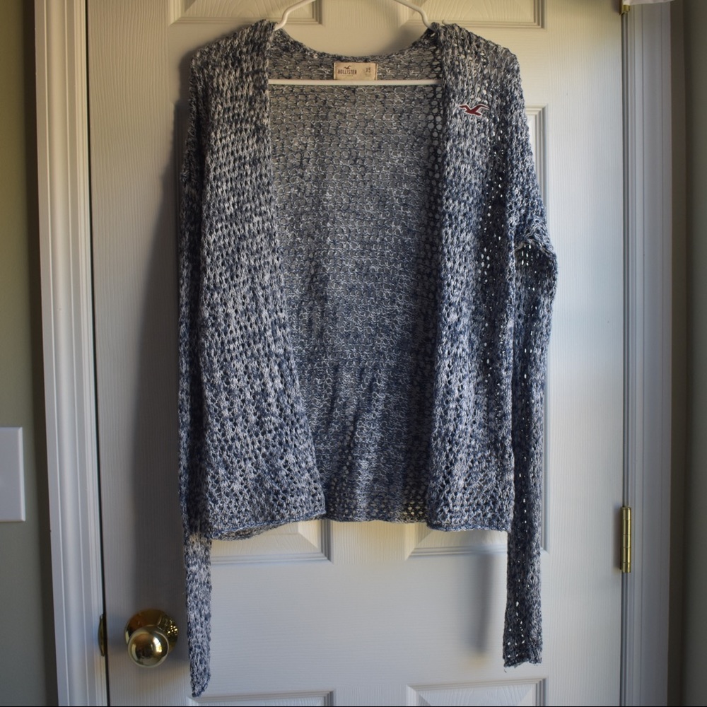 CLEARANCE❗Hollister Blue Open Knit Cardigan - XS